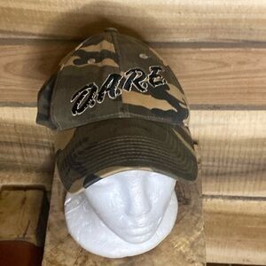 D.A.R.E. camouflage velcro strap adjustable hat